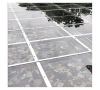 Panneau de Toit Transparent Panneaux de Serre Terrasse Extérieure Revêtement Toiture pour Extérieur, Serres, Jardin, Voiture, Panneau Remplacement Abri Jardin(1x3m/3.28x9.84ft)