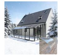 Panneau de Toit Transparent, Plaques d'isolation Thermique Toitures Revêtement de Toiture pour Panneau Remplacement Abris Jardin(1x6m/3.28x19.68ft)