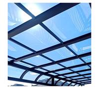 Panneau de Toit Transparent, Tôle Toiture Transparente Plaque Toiture Polycarbonate Serre pour Panneaux Extérieurs, Panneau Remplacement Jardin(0.6x10m/1.97x32.8ft)