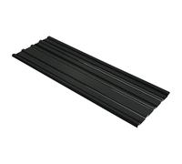 Panneau de toiture Acier galvanisé 12 pièces Anthracite 129 x 45 cm, rectangulaire Moderne pour Garage temporaire, abri ou Structure Non permanente, Installation Facile et Surface