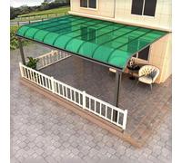 Panneau de toiture en polycarbonate - Feuilles en plastique transparent pour un assemblage facile, durable et résistant à la déformation pour terrasses, cloisons, auvents et plus encore