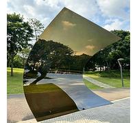 Panneau de Toiture Polycarbonate 2 mm Haute Transparence, Remplacement Serre Extérieur, Rouleau Plastique pour Jardin, Anti-UV et Imperméable, pour Pergola et Abri.(Brown,80X500CM/2.62X16.4FT)