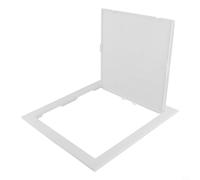 Panneau de trappe de température à charnière en ABS blanc pour panneau de plâtre, entretien simple, plan amovible et porte d'inspection, cloison sèche pour ou type poussoir pour (300 x 300 mm)