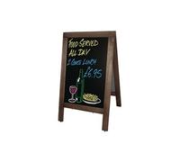 Panneau de trottoir pliable en ardoise & cadre en pin
