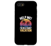 Panneau de Vacances Amusant « Help Me I'm on A Family Vacation » Coque pour iPhone SE (2020) / 7/8