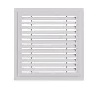 Panneau de ventilation à persiennes en ABS - Ventilation de pignon/grenier amovible avec filtre for salles de bains, sous-sols et garages -(710x860mm)