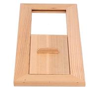 Panneau de ventilation pratique pour sauna - Grille d'aération réglable en bois pour sauna et hammam