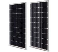 [panneau de verre 2 pièces] Panneau solaire en verre rigide 18v solide