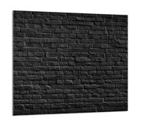 Panneau de verre pour cuisine 65x60 brique