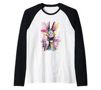 Panneau de Visage Donkey Peace Graffiti Pop Character Graphic Art Manche Raglan