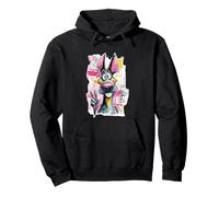 Panneau de Visage Donkey Peace Graffiti Pop Character Graphic Art Sweat à Capuche