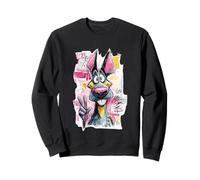 Panneau de Visage Donkey Peace Graffiti Pop Character Graphic Art Sweatshirt