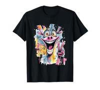 Panneau de Visage Donkey Peace Graffiti Pop Character Graphic Art T-Shirt