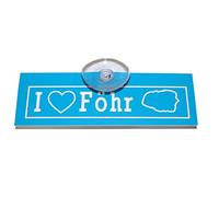 Panneau de voiture « I Love Föhr »