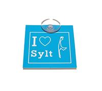 Panneau de voiture I Love Sylt
