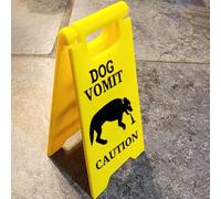 Panneau de vomit de chat, panneau de vomit de chien de 10,2 cm, panneau de vomissement amusant pour chat, chien,attention, vomit, panneau de cour, nouveauté chaton, chiot,vomit, plaques de sol humides