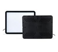 Panneau d'éclairage LED réglable, lumière chaude à froide, trous de filetage 1/4 pour trépied d'appareil photo, accessoires compatibles, anneaux lumineux portables à intensité variable pour diffusion