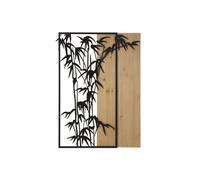 Décoration murale Mauro Ferretti Bamboo Noir 58x2x80 cm