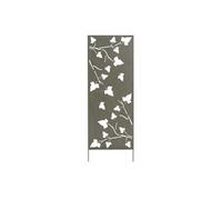 Panneau décoratif ajouré en acier motif feuilles de lierre