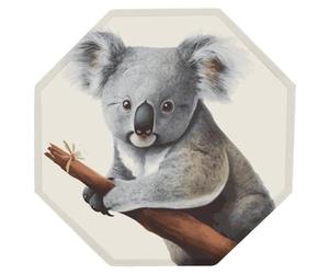 Panneau décoratif amusant, panneau en métal personnalisé koala et papillon pour décoration murale, panneau en étain personnalisé pour bar, plaque légère pour jardin, chambre à coucher, affiche de 30