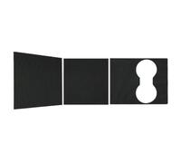 Panneau DéCoratif Centrale Compatible avec Tesla pour Model 3 1 Ensemble De Kit d'emballage De Console Voiture Autocollant Tableau De Bord en Fibre De Carbone Mate Ornements De Console Centrale