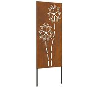 Panneau décoratif de jardin - vidaXL - Rouillé - Acier résistant aux intempéries - 1,7x140x50 cm - Pour extérieur