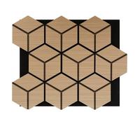 Panneau décoratif mural Clint beige 56x69cm - Atmosphera createur d'interieur