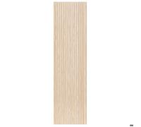 Panneau décoratif mural Colva beige fond gris 240x60cm - Atmosphera createur d'interieur