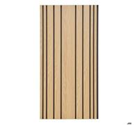 Panneau décoratif mural Colva beige fond noir 120x60cm - Atmosphera createur d'interieur