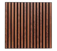 Panneau décoratif mural Colva bois foncé 60x60cm - Atmosphera createur d'interieur