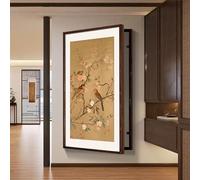 Panneau Décoratif pour Cache Tableau Électrique Professionnel Peinture Murale de Luxe Cadre Artisanal Durable et Imperméable Dissimulateur Boîtier de Protection(Style-b,34"/60cm)