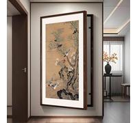 Panneau Décoratif pour Cache Tableau Électrique Professionnel Peinture Murale de Luxe Cadre Artisanal Durable et Imperméable Dissimulateur Boîtier de Protection(Style-n,31"/80cm)