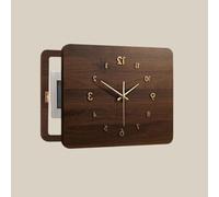 Panneau Décoratif pour Cacher Compteur Électrique avec Rails Coulissants Silencieux et Tige Hydraulique Cadre Métallique Haute Résistance Décoration Murale Noire(Right,22"x18")