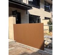 Panneau décoratif pour extérieur, clôture d'intimité de 1,8 m, en matériau composite robuste, garde-corps de terrasse, décoration murale pour intérieur/extérieur