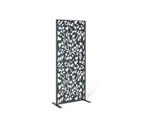 IDMarket – Panneau décoratif universel Flower 150 x 50 cm Gris
