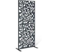IDMarket – Panneau décoratif universel Flower 150 x 50 cm Gris