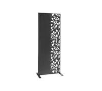 IDMarket – Panneau décoratif Universel Flower 150 x 50 cm Gris semi-ajouré sur le côté