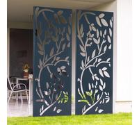 IDMarket Panneau décoratif universel 150 x 50 cm LIS Gris