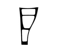 Panneau Décoration Centrale Voiture Pour BMW Pour Série 3 E90 2005-2012 Autocollant Décoratif Panneau Changement Vitesse Fibre Carbone Véritable(1 Piano Black)