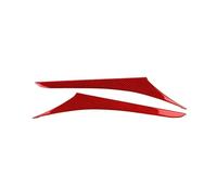 Panneau Décoration Centrale Voiture Pour Lexus Pour Is250 2013-2019 Autocollants Décoratifs Latéraux Levier Vitesse Fibre Carbone Garniture Intérieure Automatique(RED)