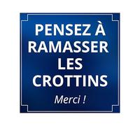 Panneau d'écurie 25 x 25 cm - PVC Forex® 3 mm - Finition brillante anti-UV et anti-rayure - Idéal écuries, centres équestres, chemins équestres