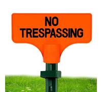 Panneau Défense d'Entrer pour Poteau, Haute Visibilité Incassable, Avertissement Propriété Privée Montage sur Poteau, Pour Cour Garage Jardin Ferme Entrepôt Site de Construction