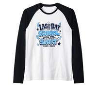 Panneau DERNIER Jour d'ÉCOLE Mon T-Shirt 2025-2026 Manche Raglan
