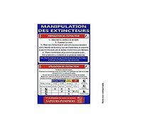 Panneau des manipulations extincteur.