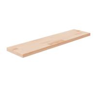 Vidaxl Panneau D'étagère 80x20x2,5 Cm Bois De Chêne Massif Non Traité Multicolore