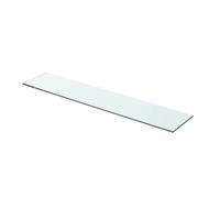 vidaXL Panneau d'étagère en verre transparent 70 x 15 cm design contemporain