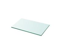 vidaXL Panneau d¿étagère Verre transparent 30 x 15 cm
