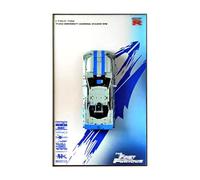 Panneau d'exposition pour Lego Speed Racing 42210 GTR Voitures Jouets Modèle Cadre Mural, Ensemble de Cadre d'affichage, Compatible avec 42210 (Cadre uniquement) (Basique)