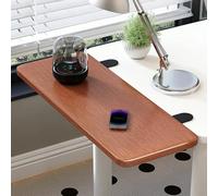 Panneau D'extension de Bureau Sans Perçage, Panneau D'extension de Bureau Ergonomique, Se Plie À Plat À Un Angle de 90 Degrés for Le Stockage(Teak,40cm/7.9in)