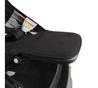 Panneau d'extension de siège de poussette amovible pour modèle papillon, design ergonomique inclinable et facile à nettoyer